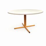 Danish Pedestal Dining Table and 4 Badminton Chairs by Nanna Ditzel for Kolds Savvaerk, 19