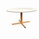 Danish Pedestal Dining Table and 4 Badminton Chairs by Nanna Ditzel for Kolds Savvaerk, 19