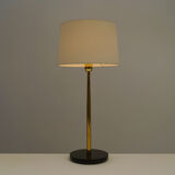 Scandinavian lamp in brass and marble circa 1950