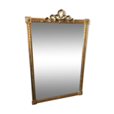 Louis XVI style mirror gilded with sheet 153 x 99 cm