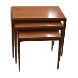 Mid-Century Danish Teak Nesting Tables by Johannes Andersen for CFC Silkeborg