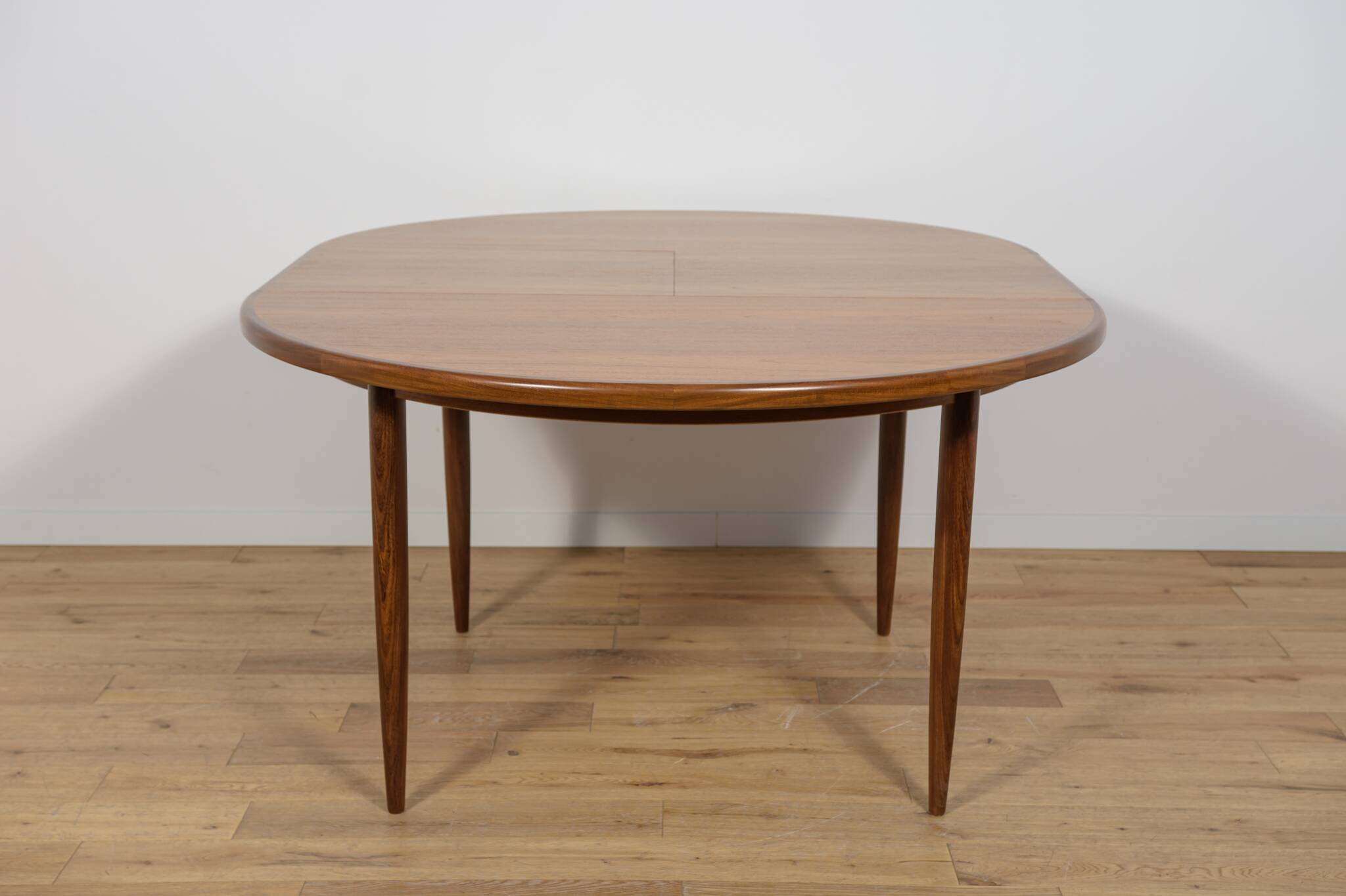 Mid-Century Teak Round Fresco Dining Table from G-Plan, United Knigdom.
