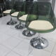 Ensemble table et 6 chaises tulipe Roche Bobois 1970