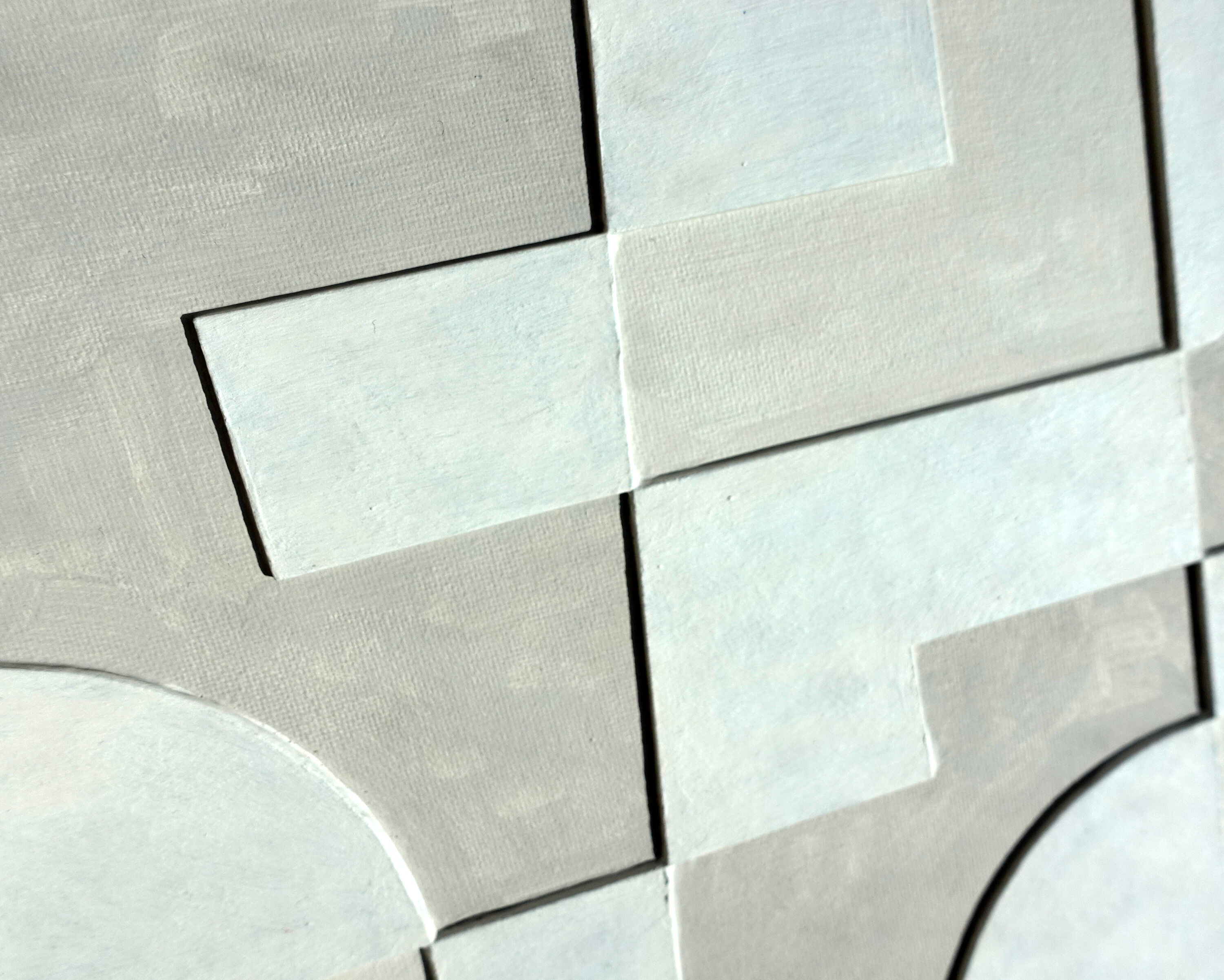 Abstract relief painting