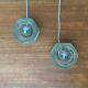 Lampes de table vintage en verre allemand de Peill & Putzler, lot de 2