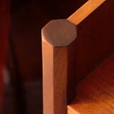 Wrighton Teak Dressing Table - Vintage 1960s - Hexagonal Base