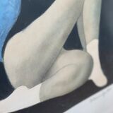 Drawing on framed dancer paper 1985