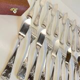 PLATIL 12 Couverts à Poisson  Métal Argenté