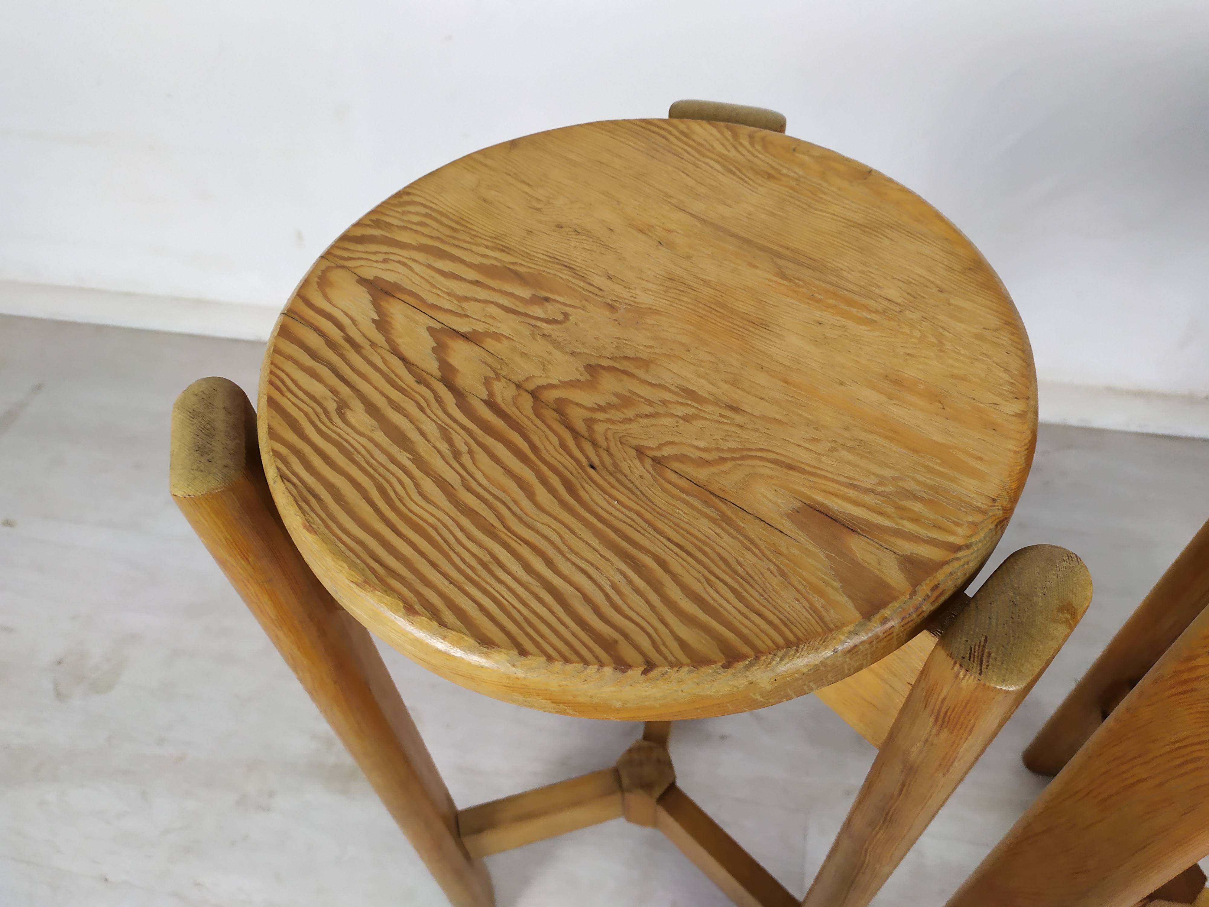 Vintage chalet bar stools