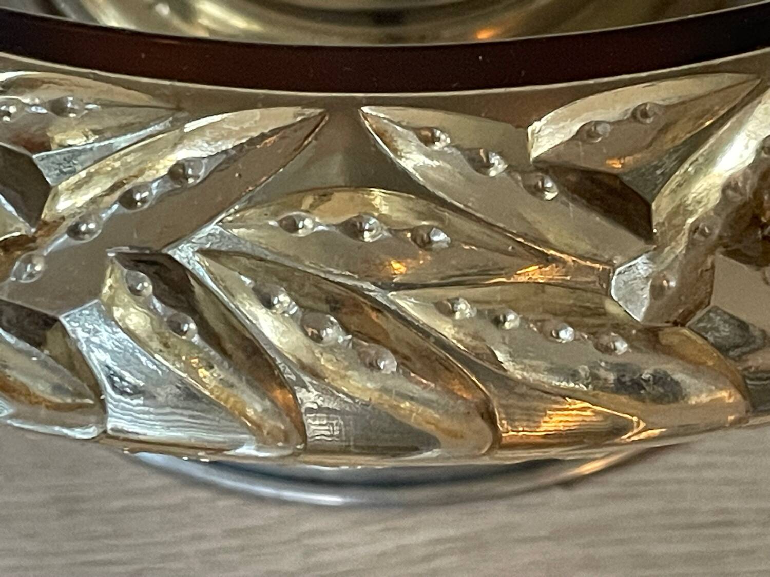 Art deco fruit bowl