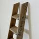 Echelle d'atelier vintage bois massif