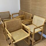 6 cannate chairs