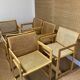 6 chaises cannées
