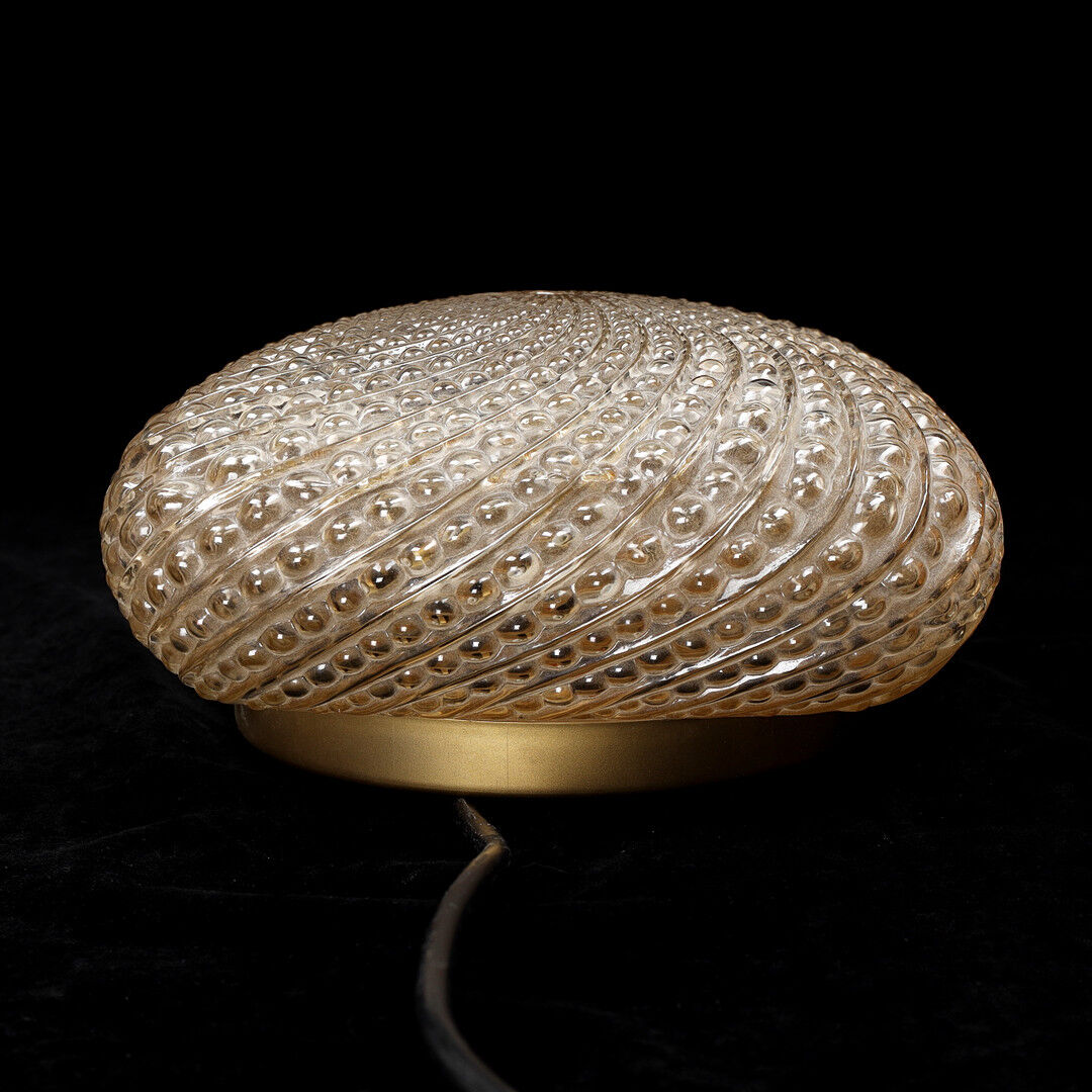 Pair of blown glass wall lamps, 1960/70