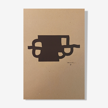 Sérigraphie originale de Eduardo Chillida