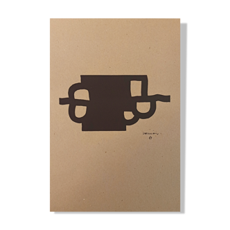 Original screen print by Eduardo Chillida