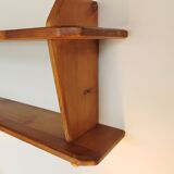 Pine wall shelf from the 70s
