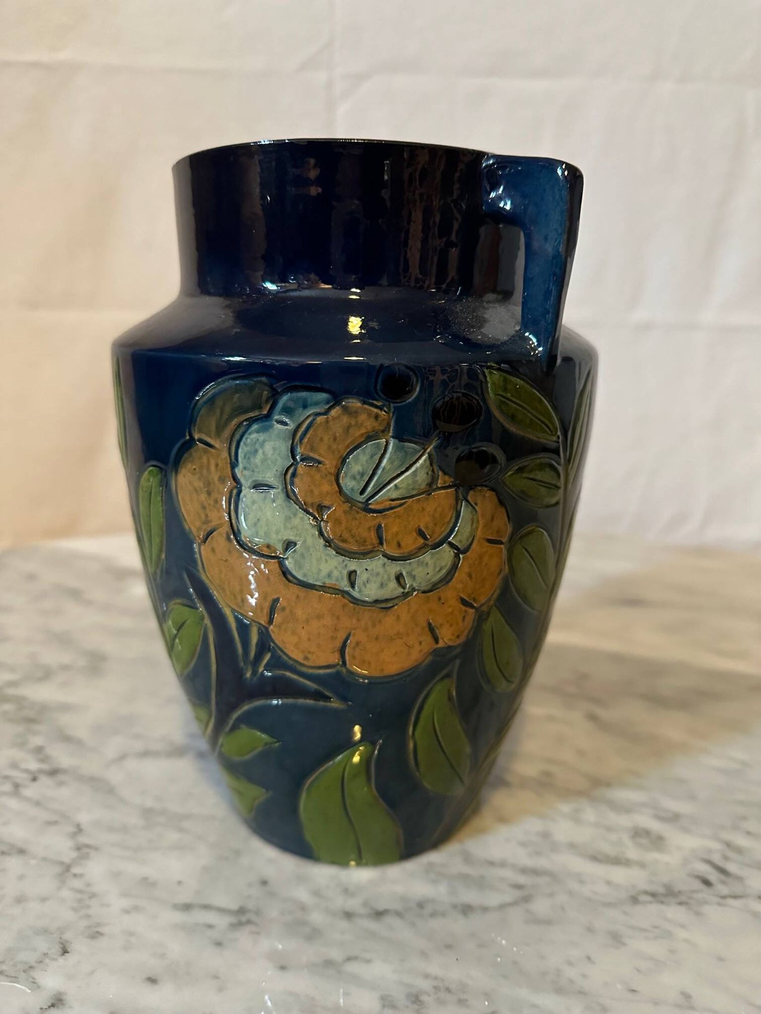 Fauquet terracotta vase