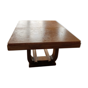 Table loupe d'amboine