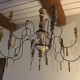 Wooden and iron suspension luster