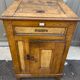 Glacière frigidaire en bois sapin epoque 1900