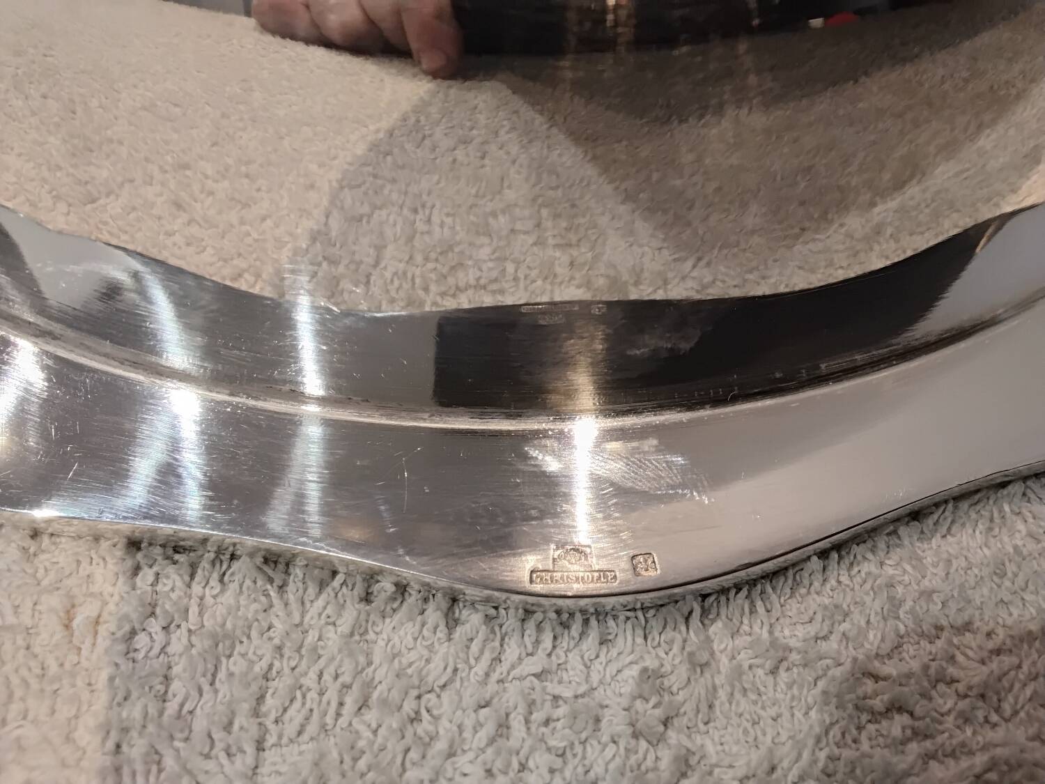 Silver-plated metal covered vegetable dish by Christofle Vendôme silversmiths