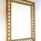 Golden mirror Maison Roche XXe 1960