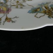 Limoges porcelain round plate for e.Bourgeois Paris no.2