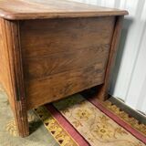 Rustic solid oak box 19th
