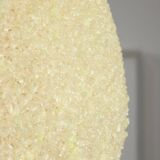 Vintage 1960s Granulate Ball Pendant Lamp: Mid-Century Modern Sphere Light