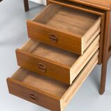 Teak Desk with 3 Drawers from GV Møbler, 1960s