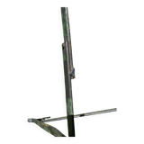 Antique black metal folding table – good quality