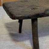 Old small wooden bench