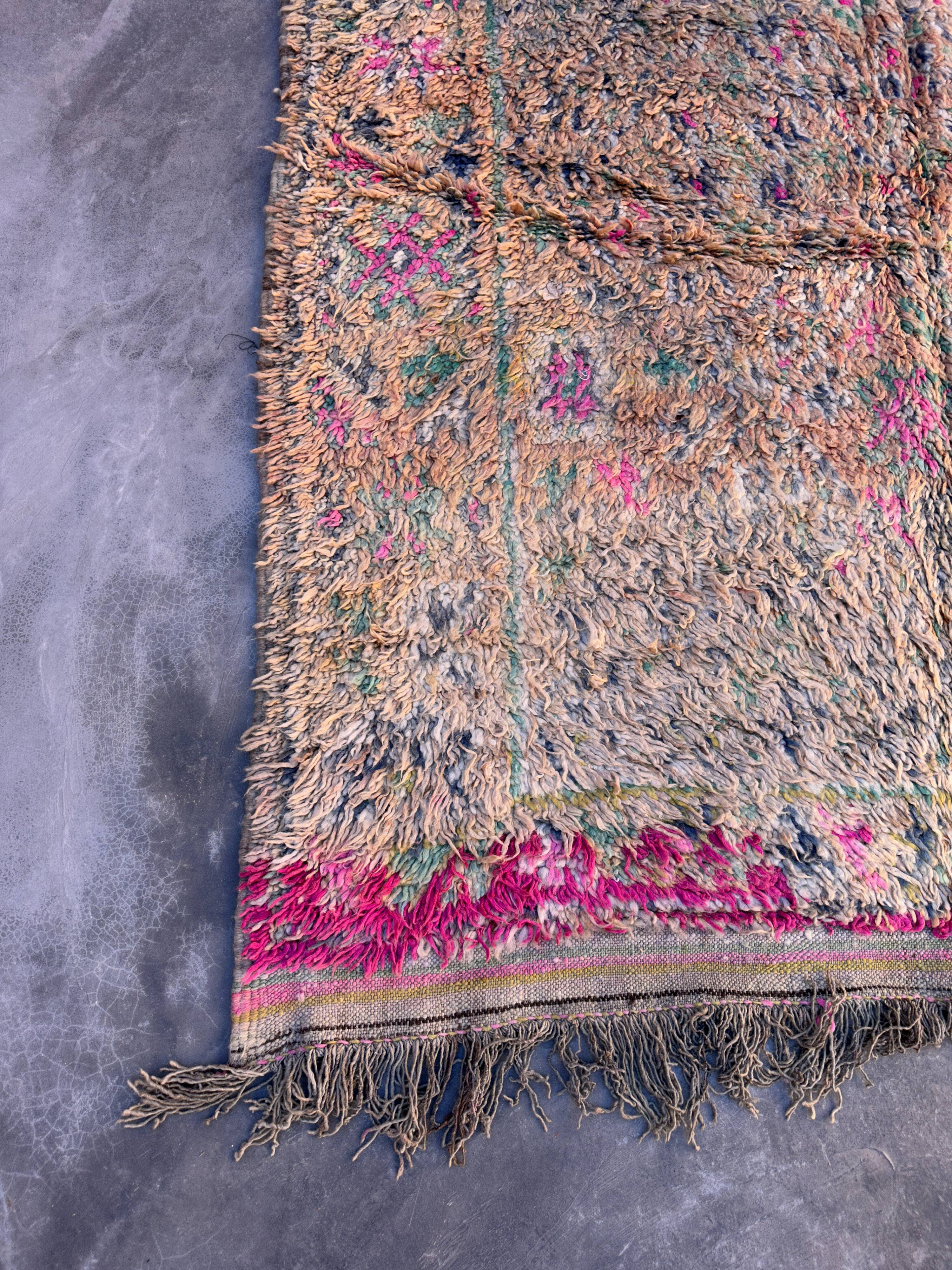 Colorful Zayan Moroccan Rug - 367 x 166 cm