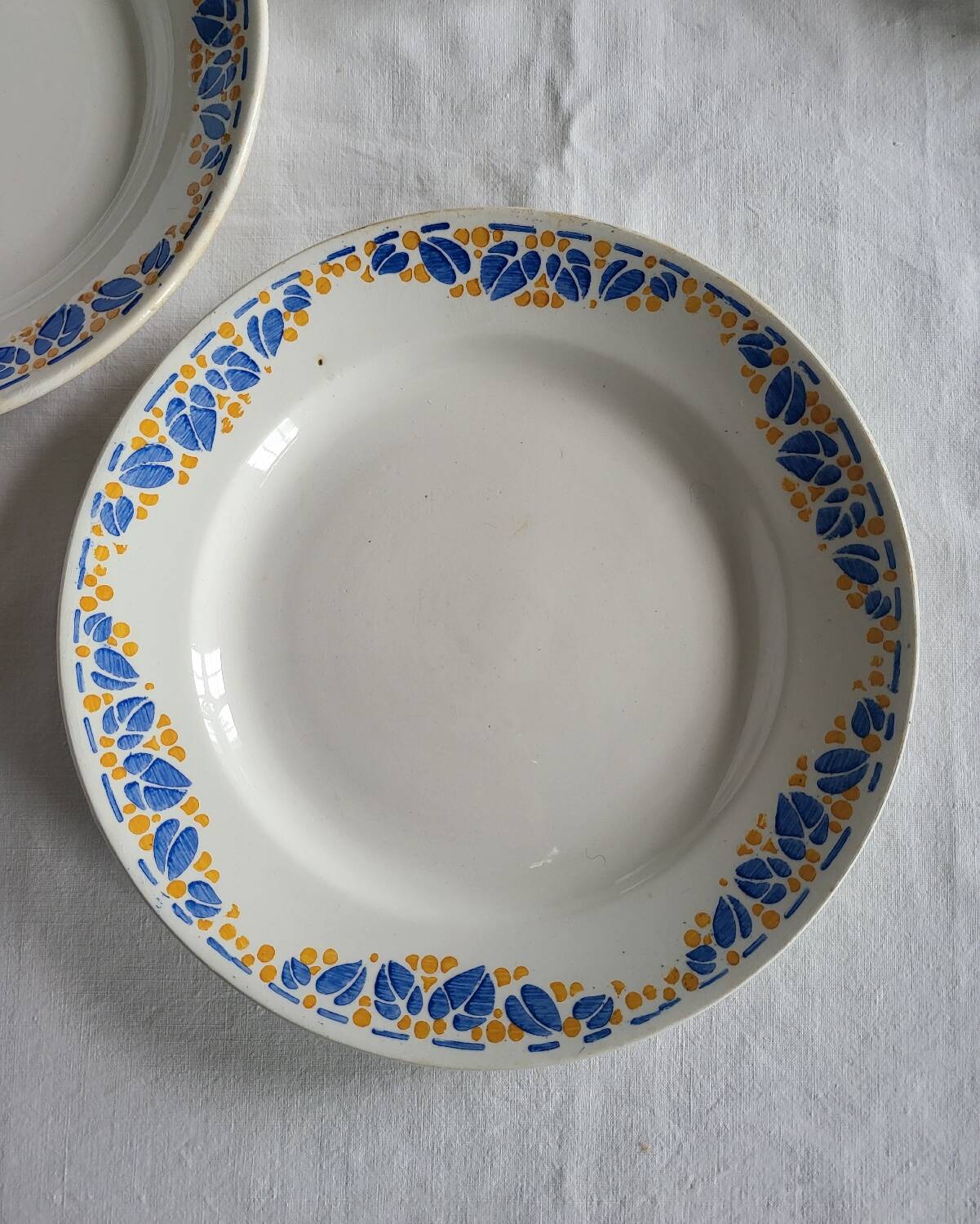 Set of 6 HBCM France Colette Dinner Plates