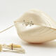 Lampe coquille Saint Jacques fibre