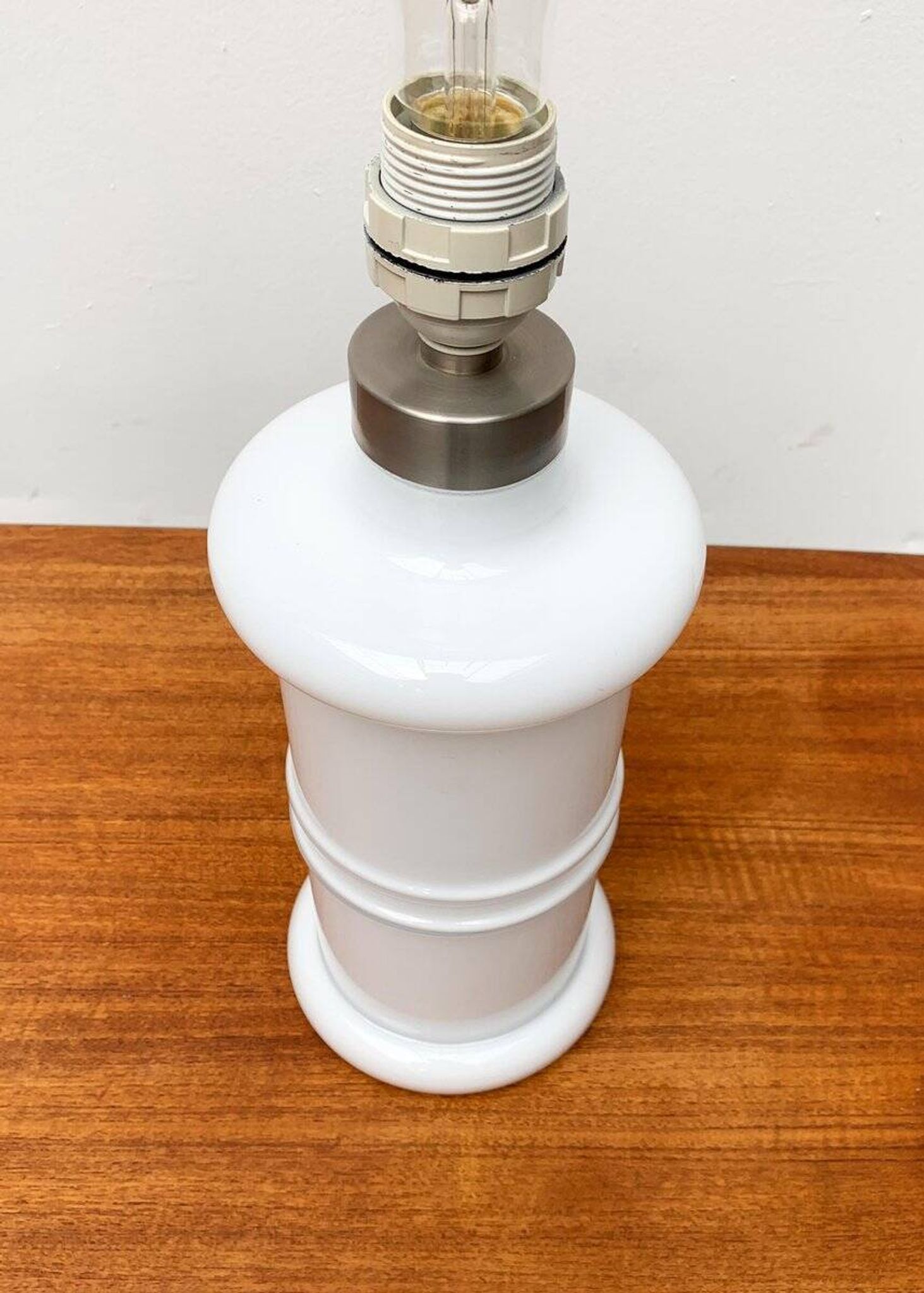 Lampe de table Apoteker en verre danoise vintage par Sidse Werner pour Holmegaard