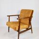 Vintage easy chair in brown chameleon, 1970s