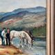 Raimont Lecourt, old painting, oil on panel
