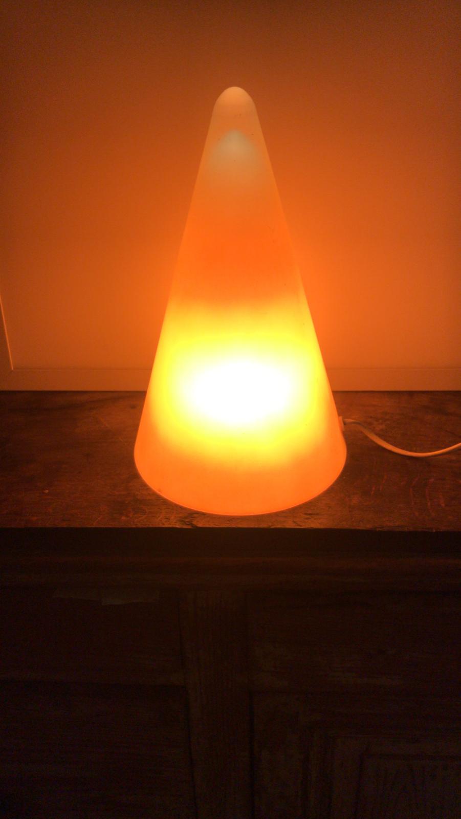 SCE teepee cone lamp