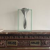 Designer aluminum soliflore vase