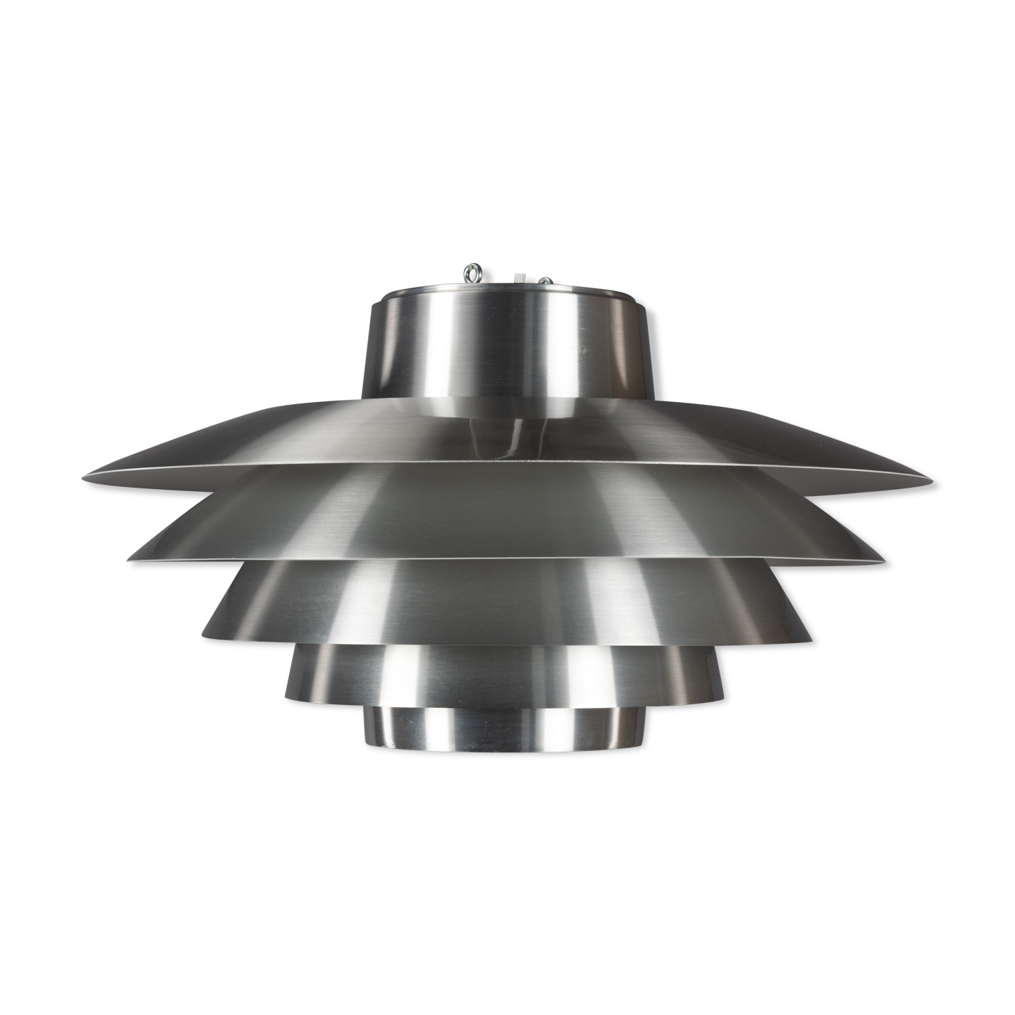 Aluminum Verona Pendant by Svend Middelboe for Nordisk Solar, 1970s
