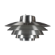 Aluminum Verona Pendant by Svend Middelboe for Nordisk Solar, 1970s