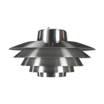 Aluminum Verona Pendant by Svend Middelboe for Nordisk Solar, 1970s