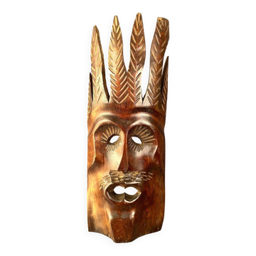Wooden tribal mask