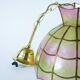 suspension en nacre Rose et Jaune, 1970