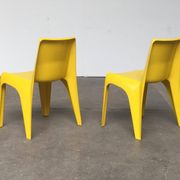 Set of stackable plastic chairs BA 1171 by Helmut Bätzner for Bofinger, 1960s.
