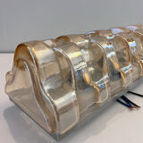 Wall lamp in amber glass 1970