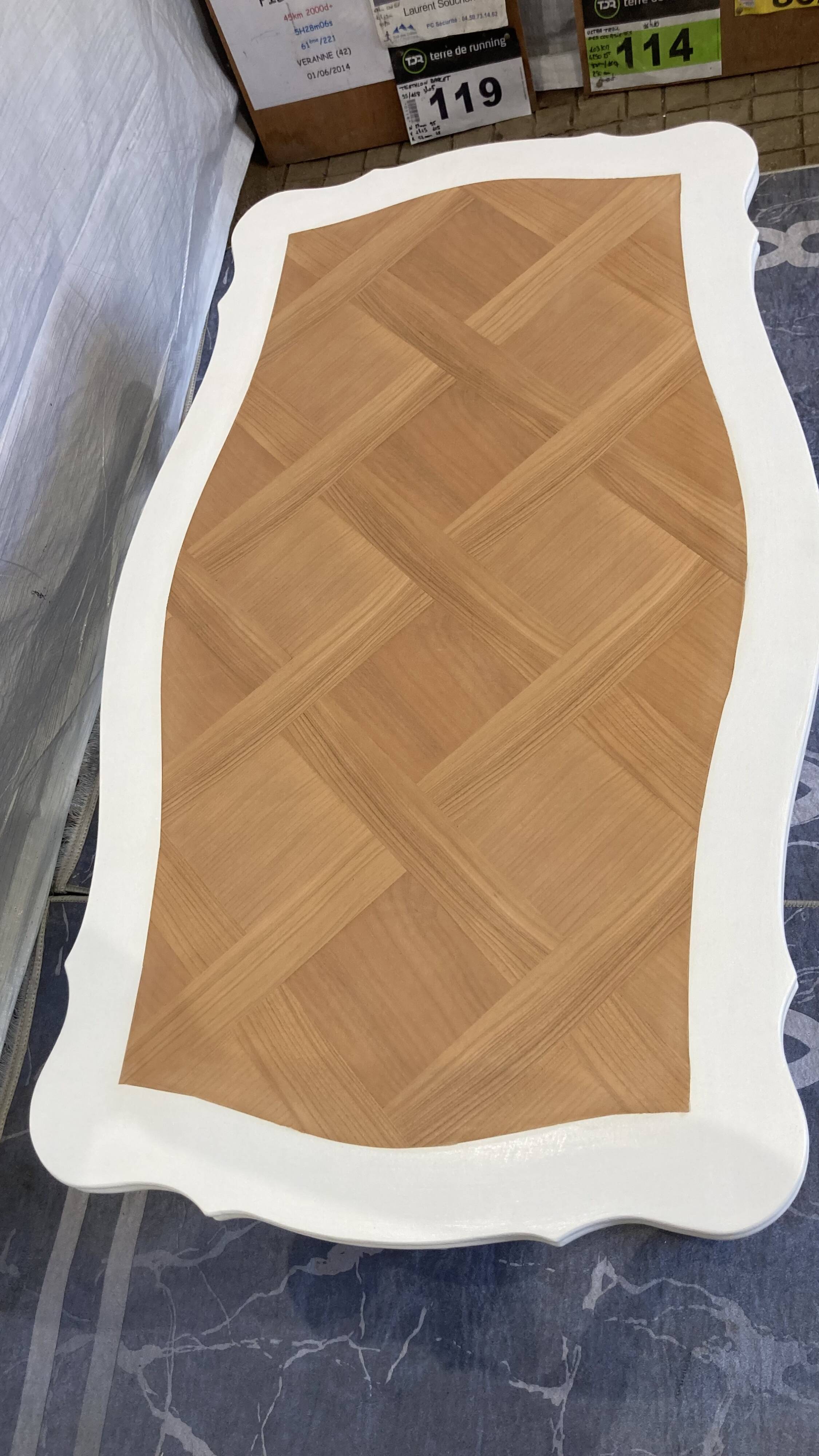 Refurbished solid wood coffee table