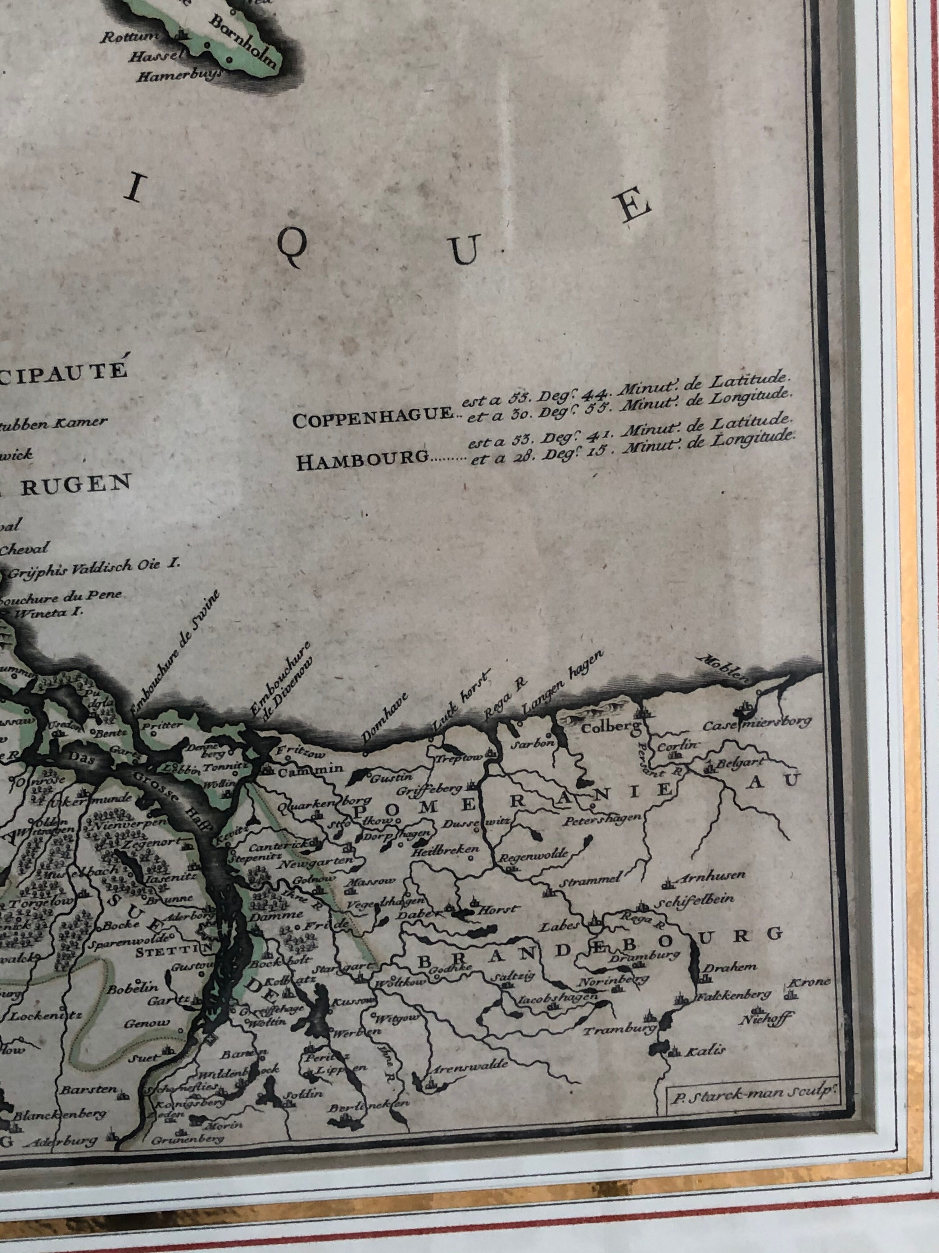 Ancient map endaded - Gothia and Germany -1713